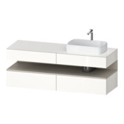 Duravit Waschtischunterschrank Qatego 160x55x60cm, T m/we g, Pl, B r, Nischenb