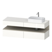 Duravit Waschtischunterschrank Qatego 160x55x60cm, T m/we g, Pl, B r, Nischenb