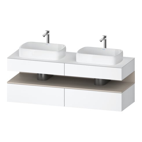 Duravit Waschtischunterschrank Qatego 160x55x60cm, T m/we m, Pl, B bs, B