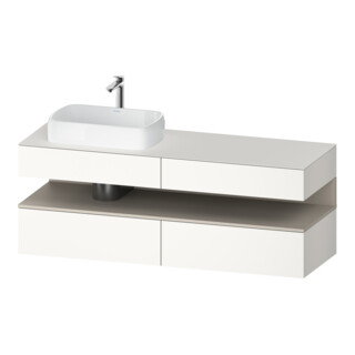 Duravit Waschtischunterschrank Qatego 160x55x60cm, T m/we m, Pl, B l, Nischenb