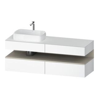 Duravit Waschtischunterschrank Qatego 160x55x60cm, T m/we m, Pl, B l, Nischenb