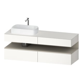 Duravit Waschtischunterschrank Qatego 160x55x60cm, T m/we m, Pl, B l, Nischenb