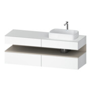 Duravit Waschtischunterschrank Qatego 160x55x60cm, T m/we m, Pl, B r, Nischenb