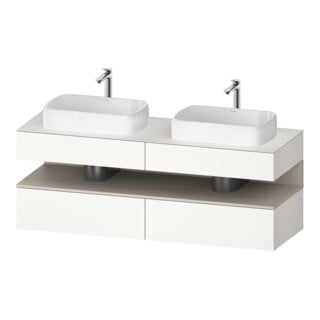 Duravit Waschtischunterschrank Qatego 160x55x60cm, T m/we m, Pl, Beck. beids.