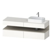 Duravit Waschtischunterschrank Qatego 160x55x60cm, T m/we m, Pl, Beck. re