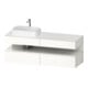 Duravit Waschtischunterschrank Qatego 160x55x60cm, w g, Konsolenpl., Beck. li-1