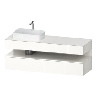 Duravit Waschtischunterschrank Qatego 160x55x60cm, w g, Pl, Beck. li, Nischenb