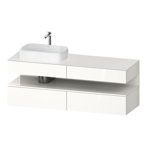 Duravit Waschtischunterschrank Qatego 160x55x60cm, w g, Pl, Beck. li, Nischenb