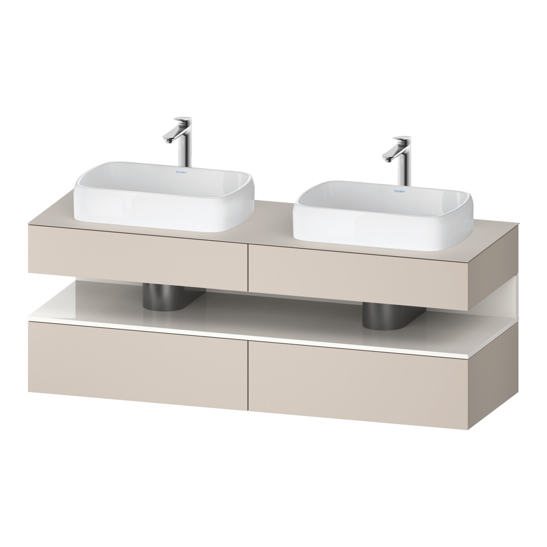 Duravit Waschtischunterschrank Qatego 160x55x60cm, w g/tau m, Pl, B bs, B