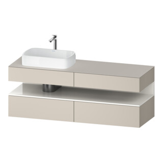 Duravit Waschtischunterschrank Qatego 160x55x60cm, w g/tau m, Pl, B l, B