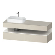 Duravit Waschtischunterschrank Qatego 160x55x60cm, w g/tau m, Pl, B l, B