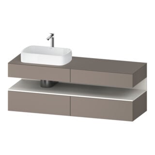 Duravit Waschtischunterschrank Qatego 160x55x60cm, w m/ba m, Pl, B l, Nischenb