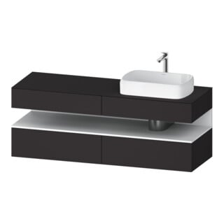 Duravit Waschtischunterschrank Qatego 160x55x60cm, w m/Gr m, Pl, B r, Nischenb