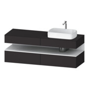 Duravit Waschtischunterschrank Qatego 160x55x60cm, w m/Gr m, Pl, B r, Nischenb