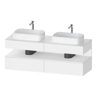 Duravit Waschtischunterschrank Qatego 160x55x60cm, w m, Pl, B beids., Nischenb