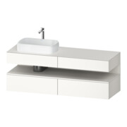Duravit Waschtischunterschrank Qatego 160x55x60cm, w m, Pl, Beck. li, Nischenb
