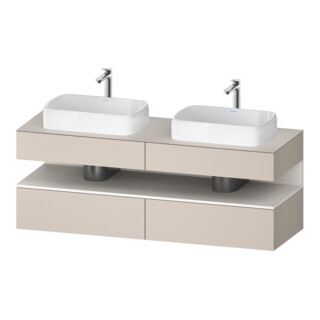 Duravit Waschtischunterschrank Qatego 160x55x60cm, w m/ta m, Pl, B bs, B