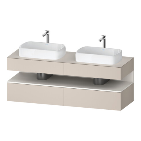 Duravit Waschtischunterschrank Qatego 160x55x60cm, w m/ta m, Pl, B bs, B