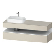 Duravit Waschtischunterschrank Qatego 160x55x60cm, w m/ta m, Pl, B l, Nischenb