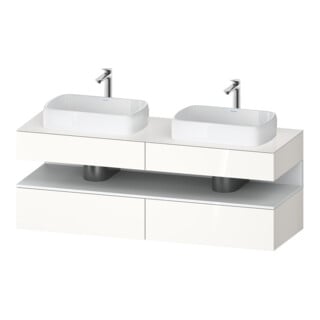 Duravit Waschtischunterschrank Qatego 160x55x60cm, w m/we g, Pl, Beck. beids.