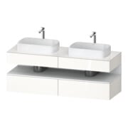 Duravit Waschtischunterschrank Qatego 160x55x60cm, w m/we g, Pl, Beck. beids.