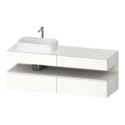 Duravit Waschtischunterschrank Qatego 160x55x60cm, w m/we g, Pl, Beck. li