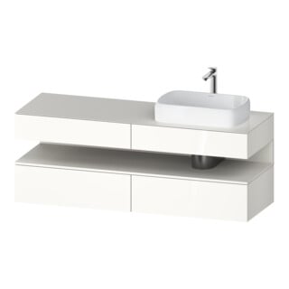 Duravit Waschtischunterschrank Qatego 160x55x60cm, w m/we g, Pl, Beck. re