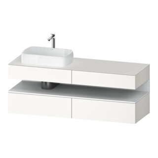 Duravit Waschtischunterschrank Qatego 160x55x60cm, w m/we m, Pl, B l, Nischenb