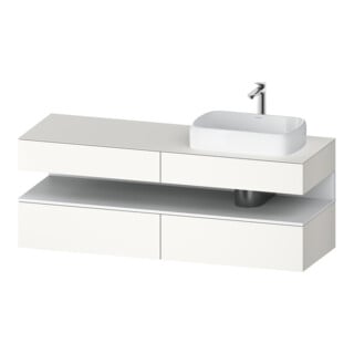 Duravit Waschtischunterschrank Qatego 160x55x60cm, w m/we m, Pl, B r, Nischenb