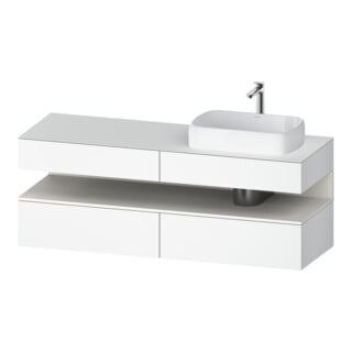 Duravit Waschtischunterschrank Qatego 160x55x60cm, w m/we m, Pl, Beck. re