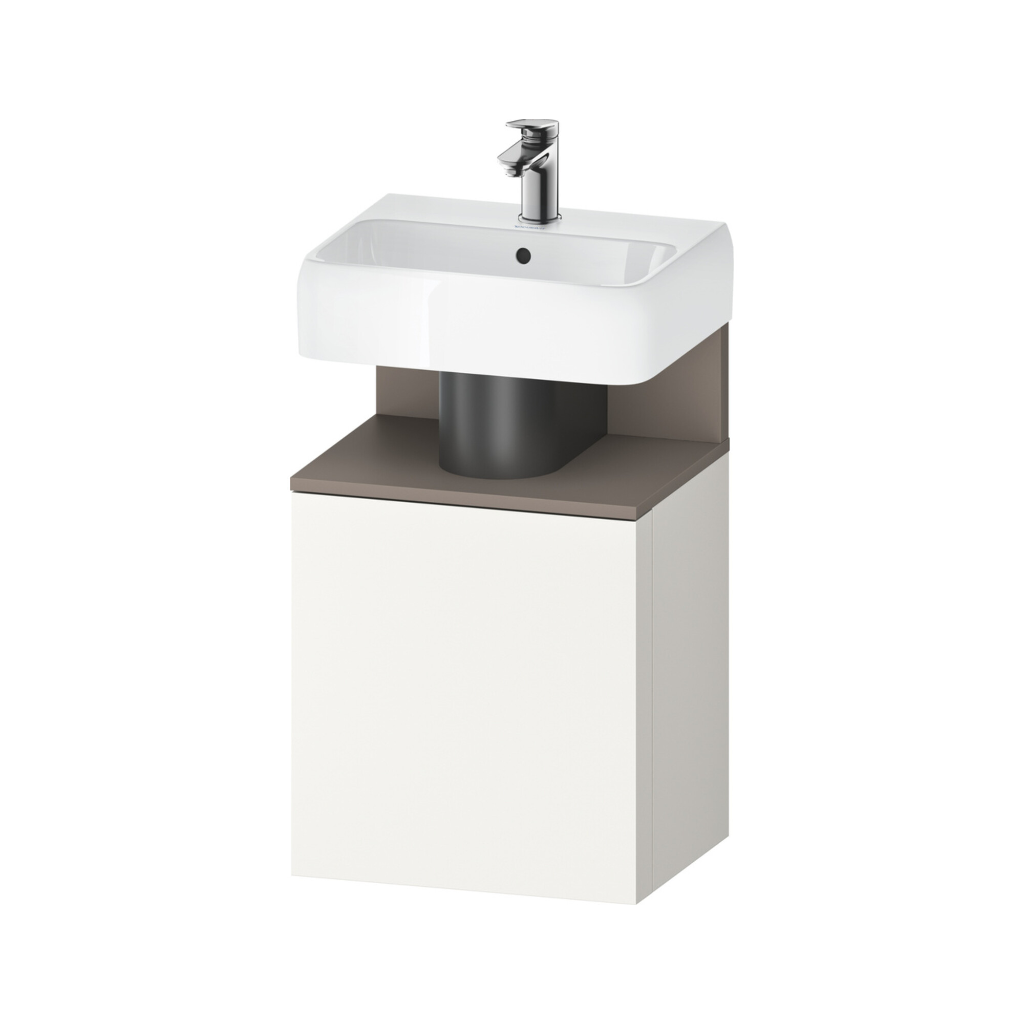 Duravit Waschtischunterschrank Qatego 44x35x64,5cm, 1 T, T l, ba matt/we matt