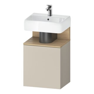 Duravit Waschtischunterschrank Qatego 44x35x64,5cm, 1 T, T l, E nat/taupe matt