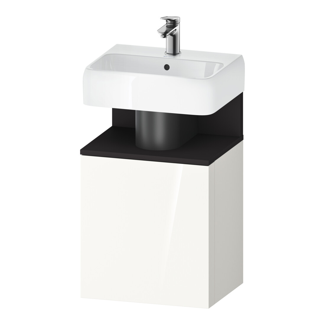 Duravit Waschtischunterschrank Qatego 44x35x64,5cm, 1 T, T l, gra m/we hgl