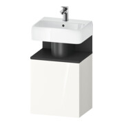 Duravit Waschtischunterschrank Qatego 44x35x64,5cm, 1 T, T l, gra matt/we hgl-1