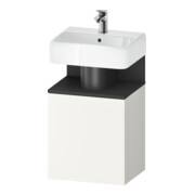 Duravit Waschtischunterschrank Qatego 44x35x64,5cm, 1 T, T l, gra matt/we matt