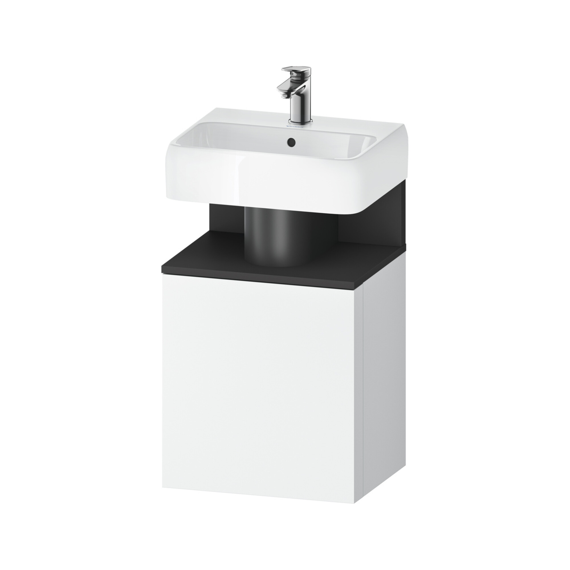 Duravit Waschtischunterschrank Qatego 44x35x64,5cm, 1 T, T l, graph matt/we ma