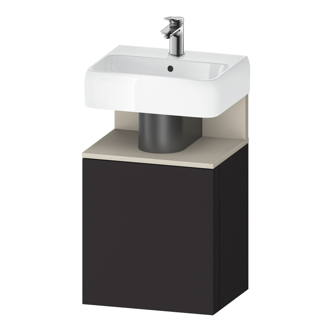 Duravit Waschtischunterschrank Qatego 44x35x64,5cm, 1 T, T l, T m/Gr matt