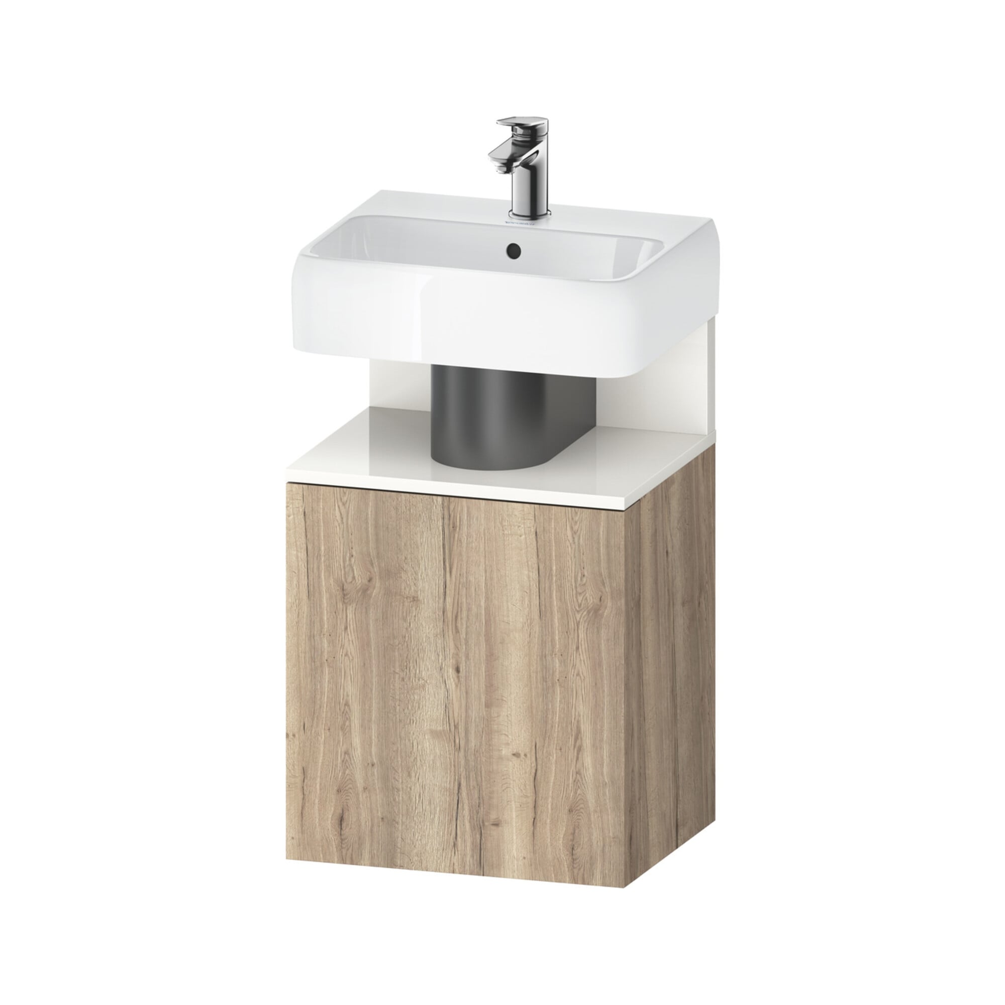 Duravit Waschtischunterschrank Qatego 44x35x64,5cm, 1 T, T l, w g/Ei marm.