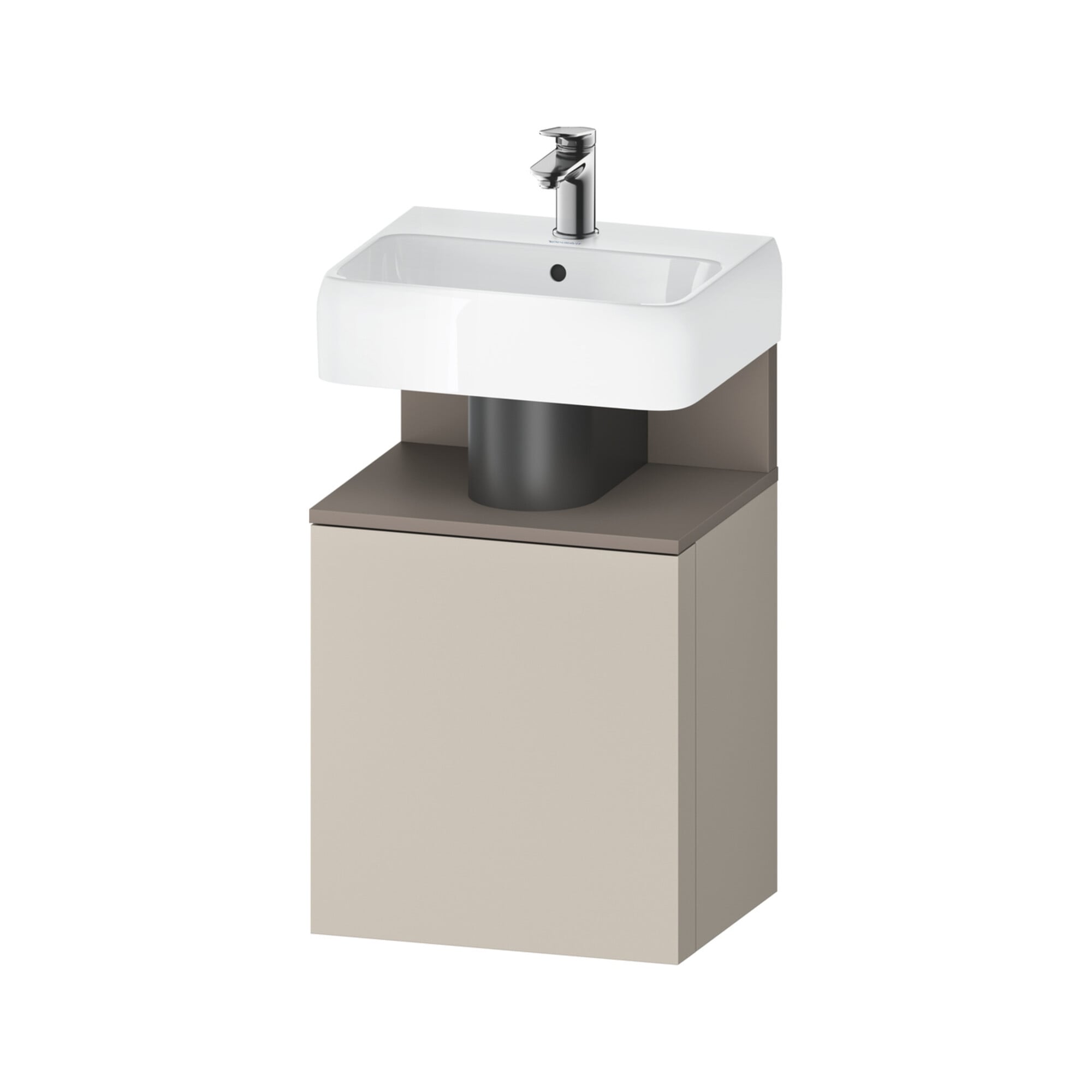 Duravit Waschtischunterschrank Qatego 44x35x64,5cm, 1 T., T. li, bas. m/tau ma