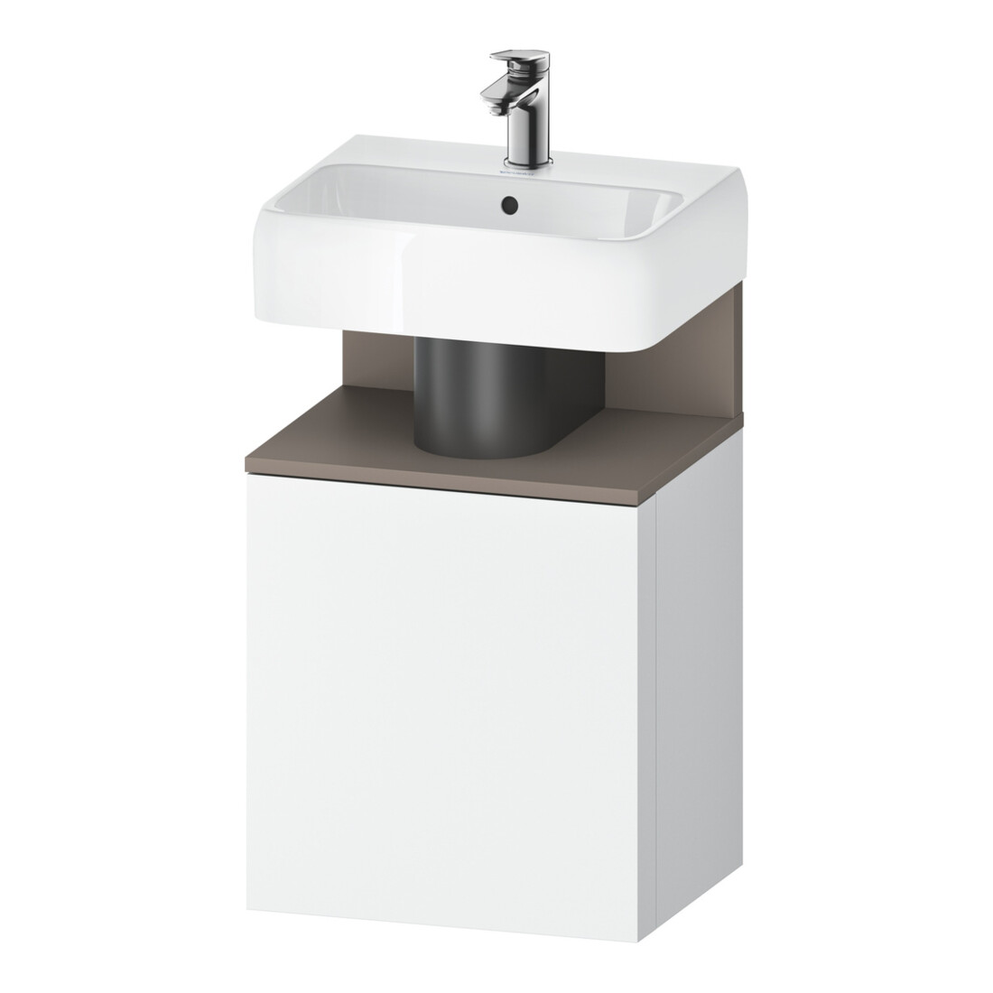 Duravit Waschtischunterschrank Qatego 44x35x64,5cm, 1 T, T li, bas. matt/we ma