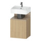Duravit Waschtischunterschrank Qatego 44x35x64,5cm, 1 T, T li, Ei Marmo/Ei Nat-1