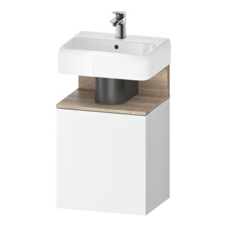 Duravit Waschtischunterschrank Qatego 44x35x64,5cm, 1 T, T. li, Ei Marmor/w ma