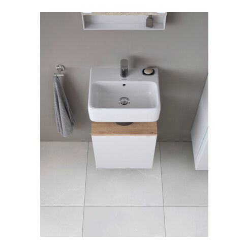 Duravit Waschtischunterschrank Qatego 44x35x64,5cm, 1 T, T. li, Ei Marmor/w ma