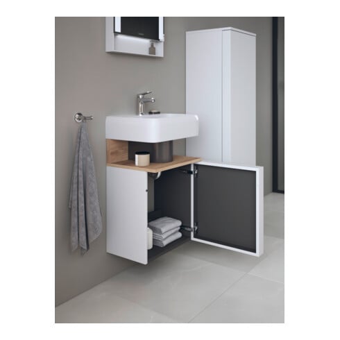 Duravit Waschtischunterschrank Qatego 44x35x64,5cm, 1 T, T. li, Ei Marmor/w ma