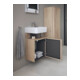 Duravit Waschtischunterschrank Qatego 44x35x64,5cm, 1 T., T. li, Ei Marmoriert-5