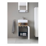 Duravit Waschtischunterschrank Qatego 44x35x64,5cm, 1 T, T li, Ei nat/weiß hgl-2