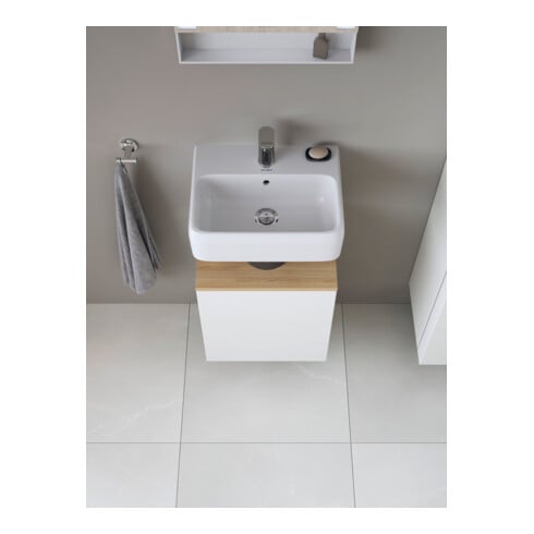 Duravit Waschtischunterschrank Qatego 44x35x64,5cm, 1 T, T li, Ei nat/weiß hgl