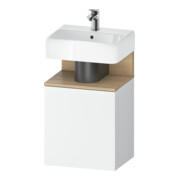 Duravit Waschtischunterschrank Qatego 44x35x64,5cm, 1 T, T. li, Ei nat/weiß ma