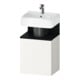 Duravit Waschtischunterschrank Qatego 44x35x64,5cm, 1 T., T. li, Ei sw/we matt-1