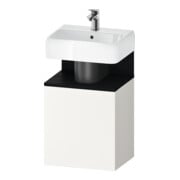 Duravit Waschtischunterschrank Qatego 44x35x64,5cm, 1 T., T. li, Ei sw/we matt
